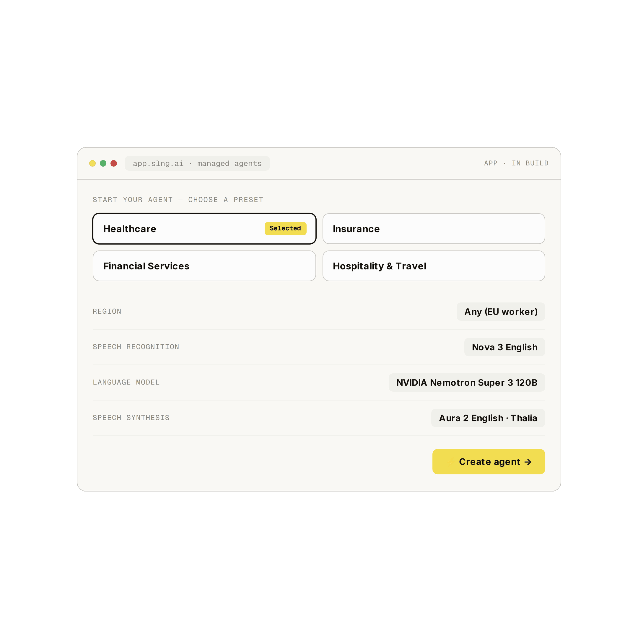 One API, one contract